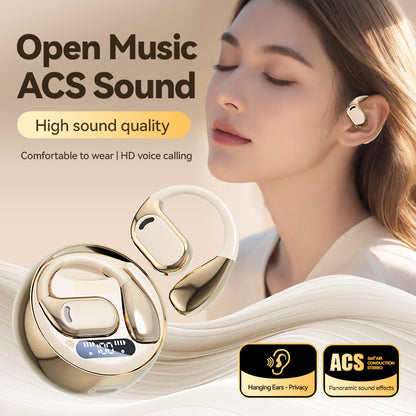 True Wireless Earbuds OWS Aluminum Alloy Waterproof Sports Over Earhooks Earphone Touch Control TWS Headphones OEM ODM