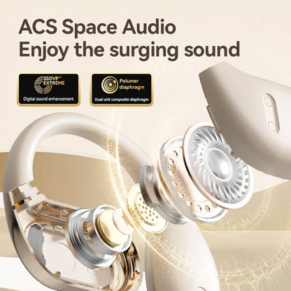 True Wireless Earbuds OWS Aluminum Alloy Waterproof Sports Over Earhooks Earphone Touch Control TWS Headphones OEM ODM