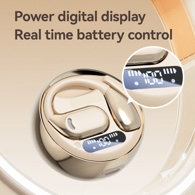 True Wireless Earbuds OWS Aluminum Alloy Waterproof Sports Over Earhooks Earphone Touch Control TWS Headphones OEM ODM