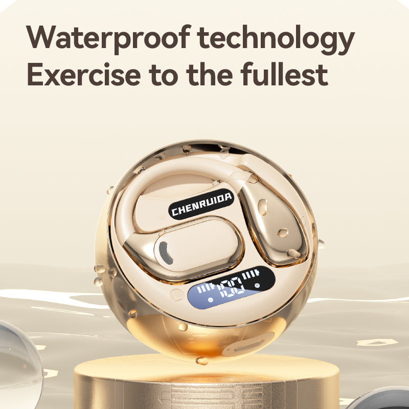 True Wireless Earbuds OWS Aluminum Alloy Waterproof Sports Over Earhooks Earphone Touch Control TWS Headphones OEM ODM