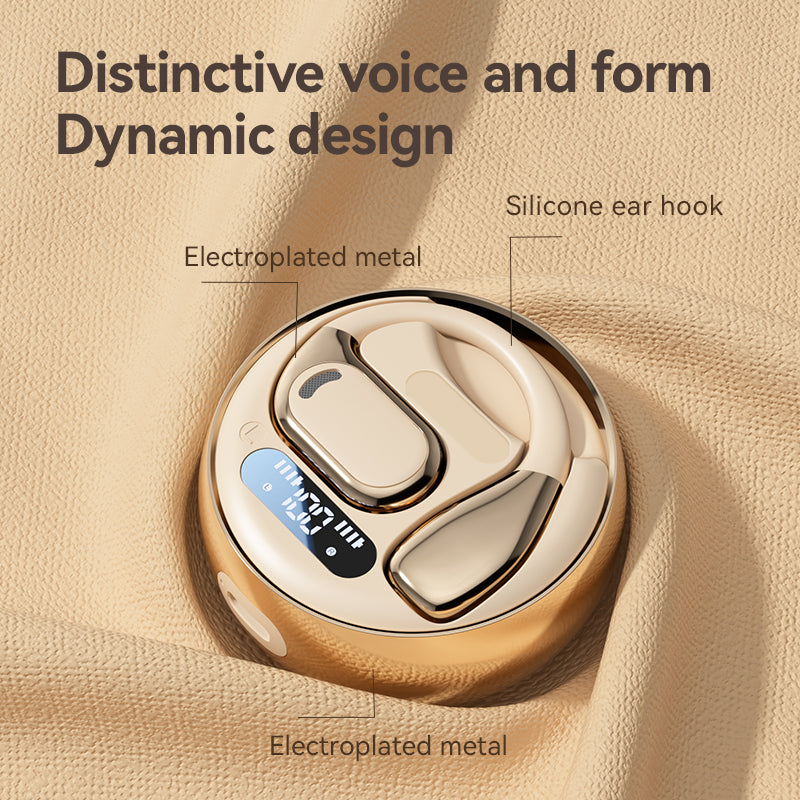 True Wireless Earbuds OWS Aluminum Alloy Waterproof Sports Over Earhooks Earphone Touch Control TWS Headphones OEM ODM